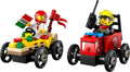 Pizza vs. Fire Truck Race Car Pack (60458)