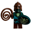 Kraken Warrior Male Minifigure with Shield & Whip (idea229)